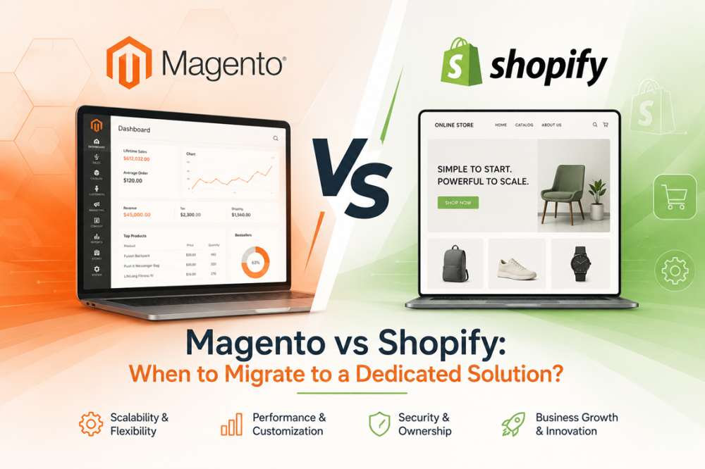 Magento vs Shopify: Kiedy warto przejść na rozwiązanie dedykowane?
