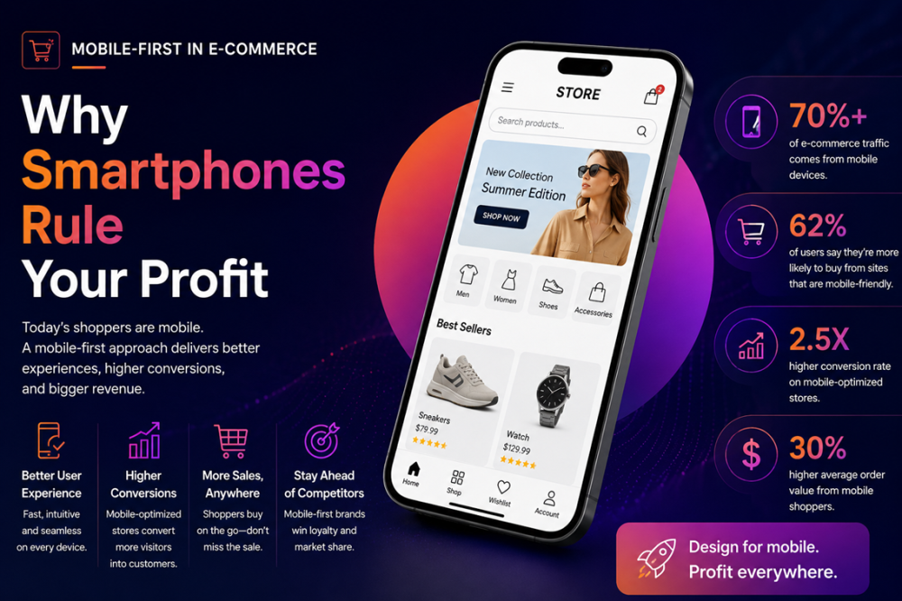 Mobile-First w e-commerce: Dlaczego smartfony decydują o Twoim zysku