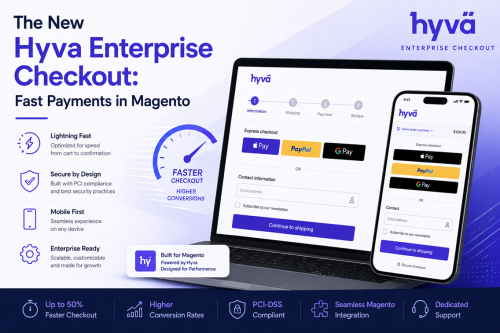 Nowy Hyva Enterprise Checkout: Szybkie płatności w Magento
