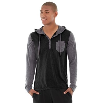 Chaz Kangeroo Hoodie-S-Black